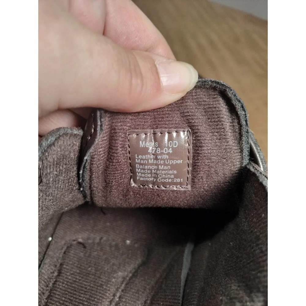 Dr. Scholl's brown casual oxford shoes hook & loop closure LIKE NEW Men size 10D